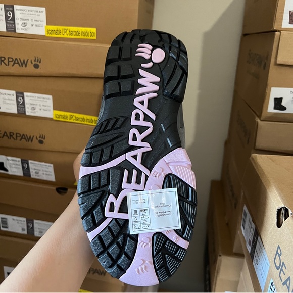 Bearpaw Corsica Grey Purple Hiking Boot - Picture 5 of 5